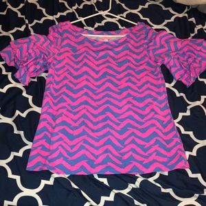 EUC Lilly Pulitzer Lula Top Sz M